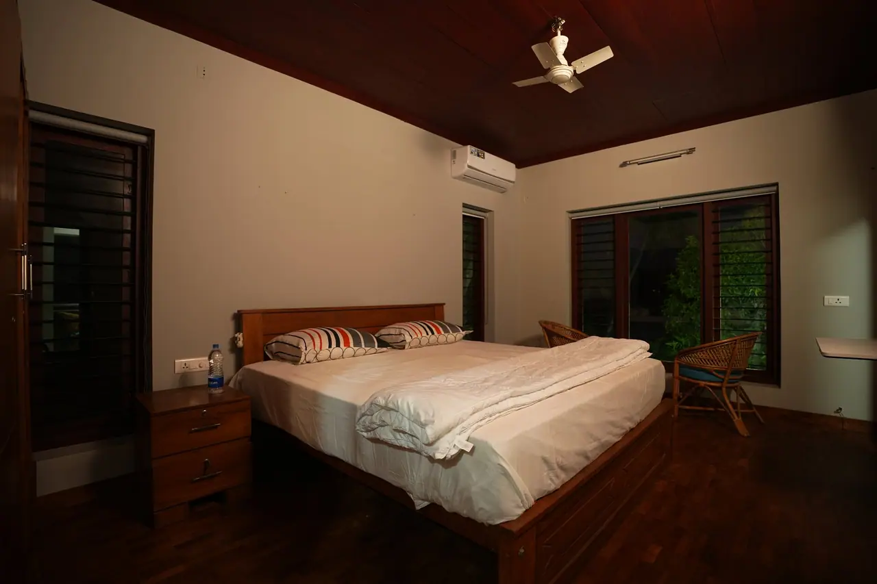 Timber ceilings, BelleVue Riverside Villa, Kozhikode