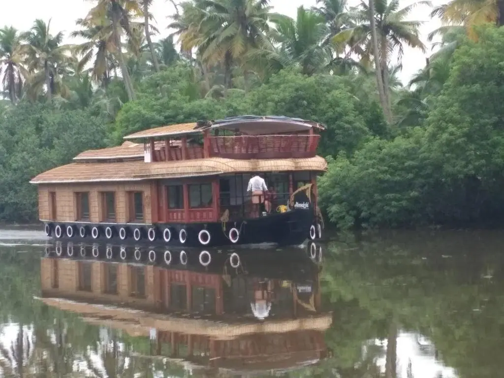 Houseboat on the Korapuzha